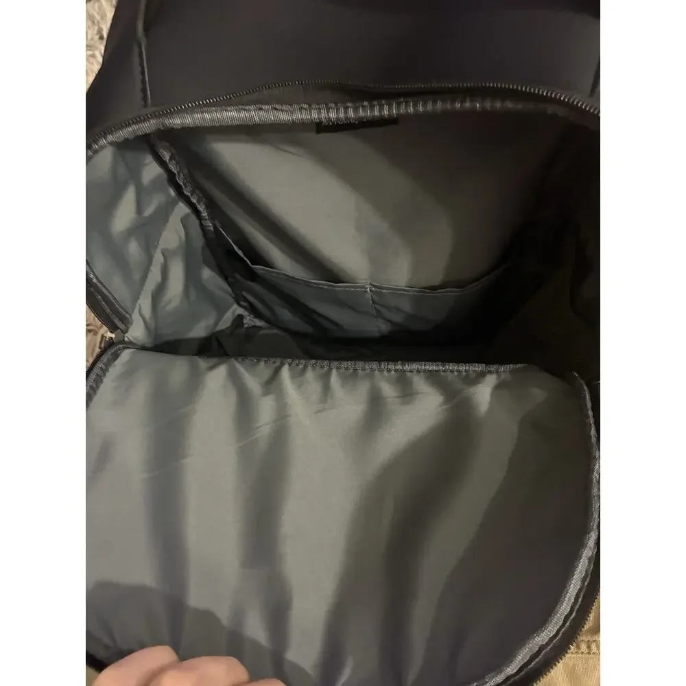 Freshly Picked Breast Pump Diaper Bag Backpack - wipeable v leather neoprene